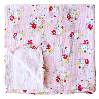 Muslin Swaddle Vintage Rose
