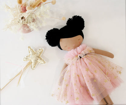 Alimrose Halle Ballerina Doll 48cm (Light Brown & Ebony).