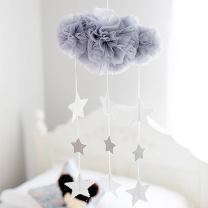 Tulle Cloud Mobile - Mist & Silver