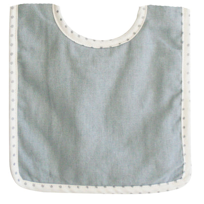 Bobby Bib Grey Linen