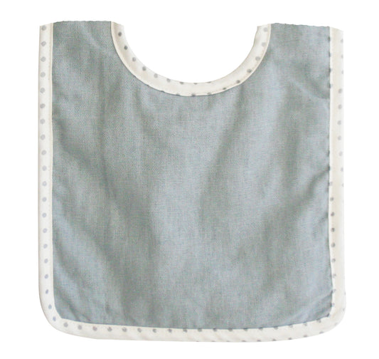 Bobby Bib Grey Linen