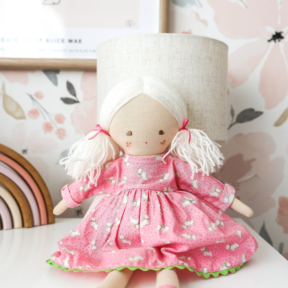 Matilda Doll 45cm Pink Puppies