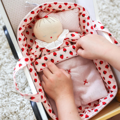 Baby Doll Carrier Set Strawberry