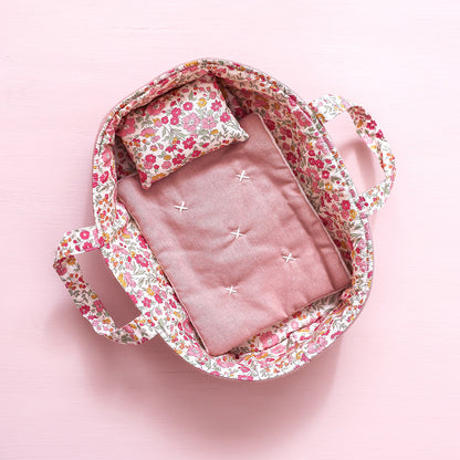 Doll Carrier Set 30cm Rose Garden