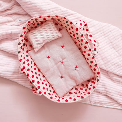 Baby Doll Carrier Set Strawberry