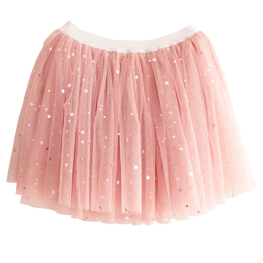 Dress Up Tutu Pink Silver