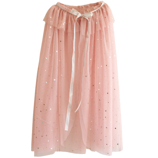 Dress Up Star Cape Pink Silver