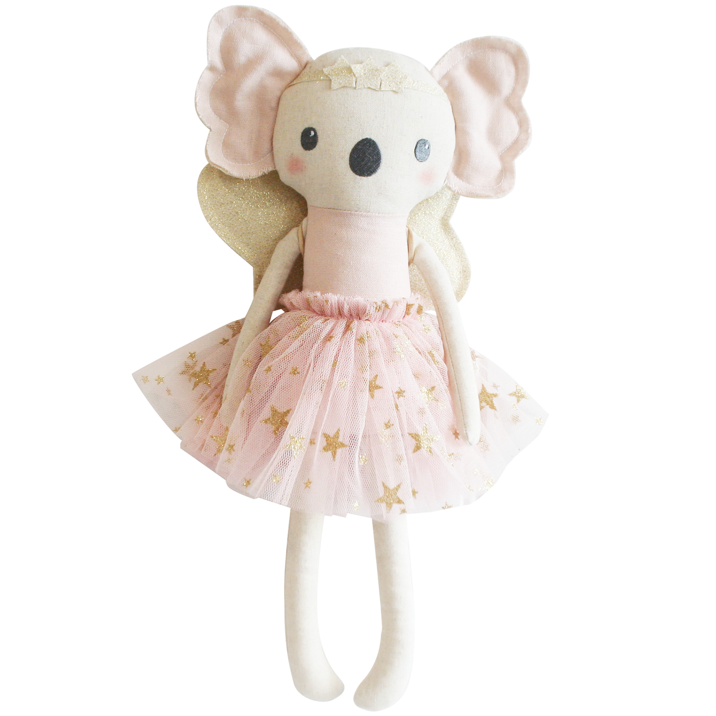 Large Koala 40cm Dress Up Pink Gold