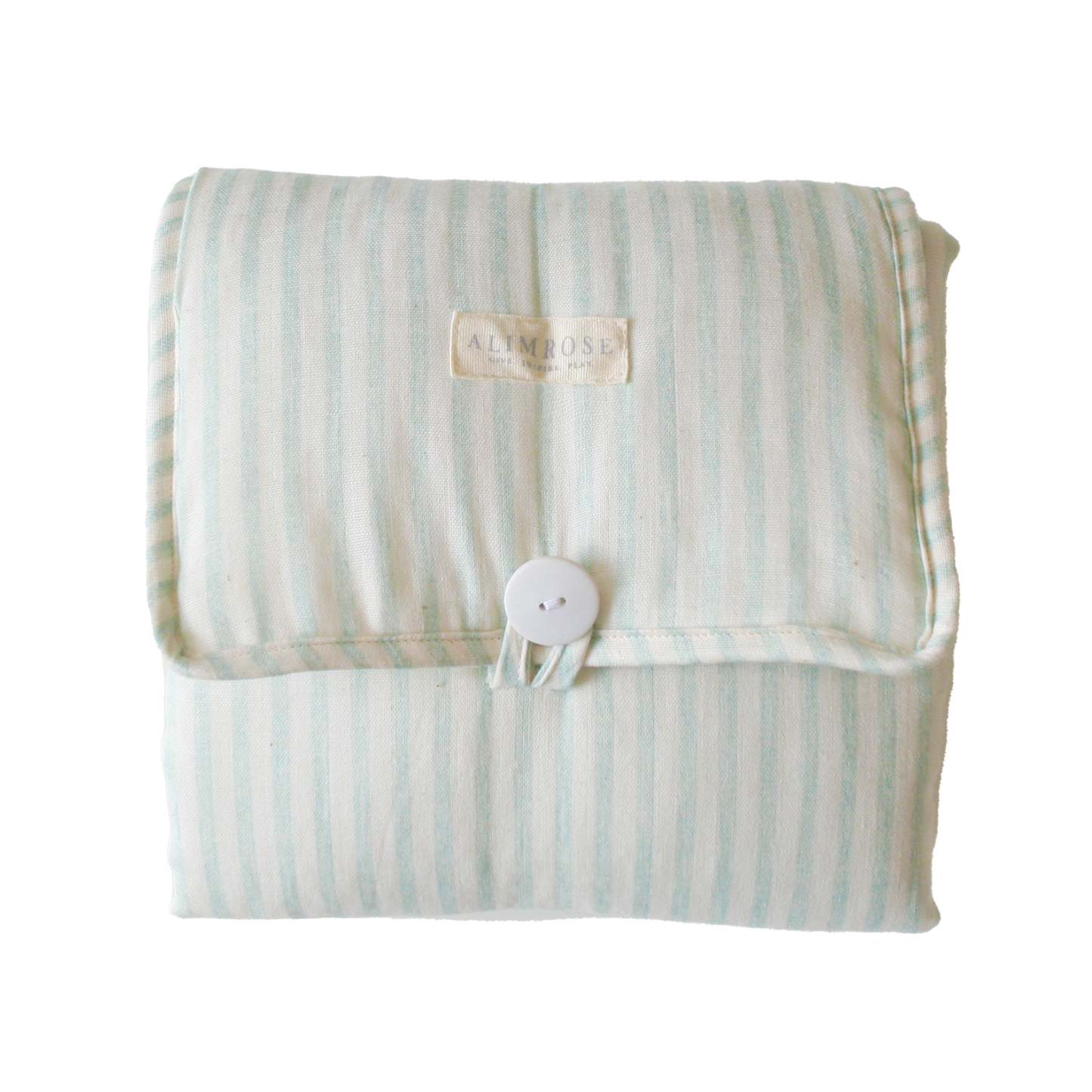 Little Traveller Change Mat Sage Stripe