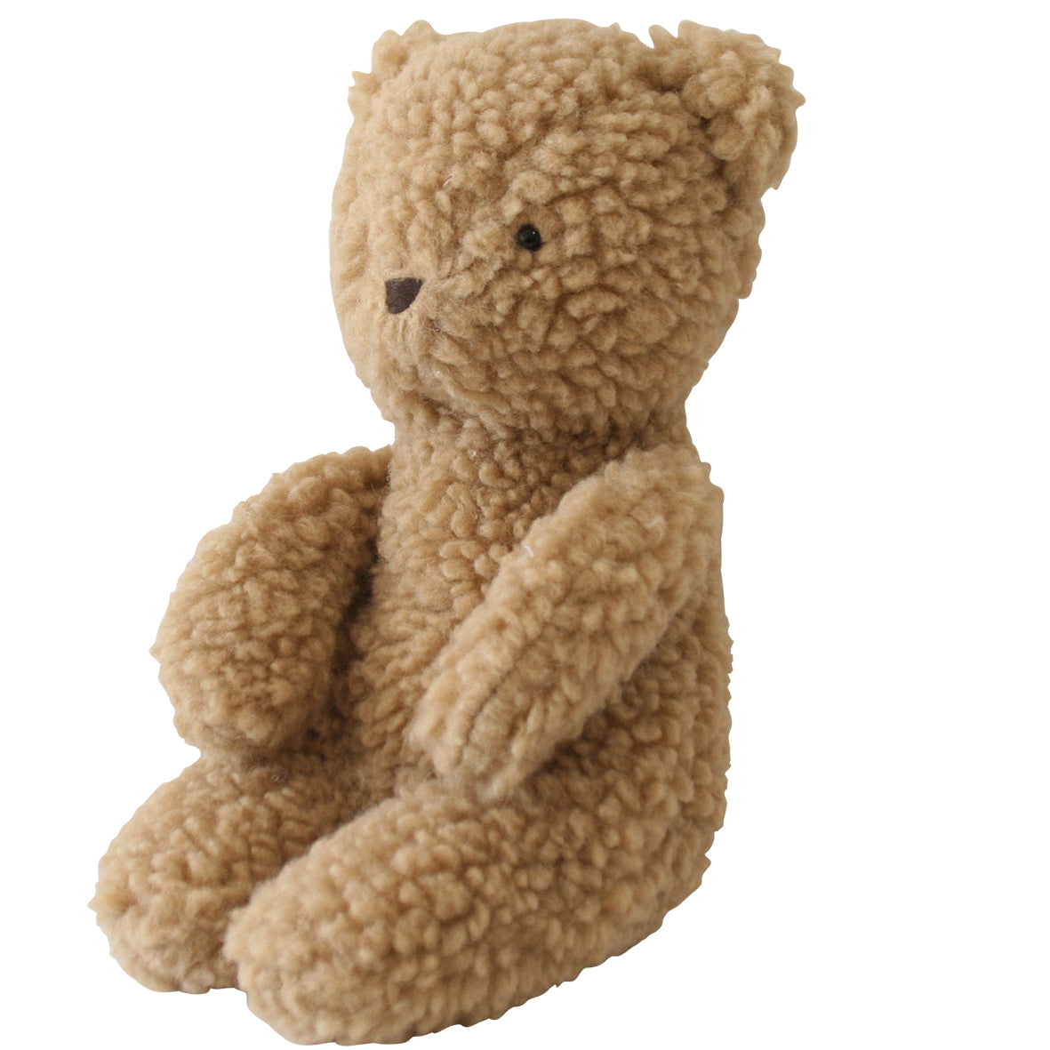 Charlie Sherpa Baby Bear 27cm Caramel