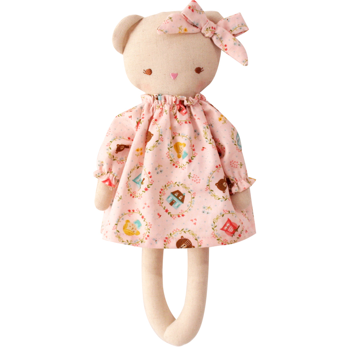 Twiggy Teddy 29cm Woodland Print