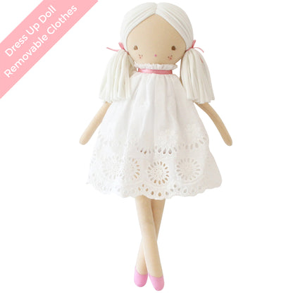 Frankie Broderie Doll 42cm