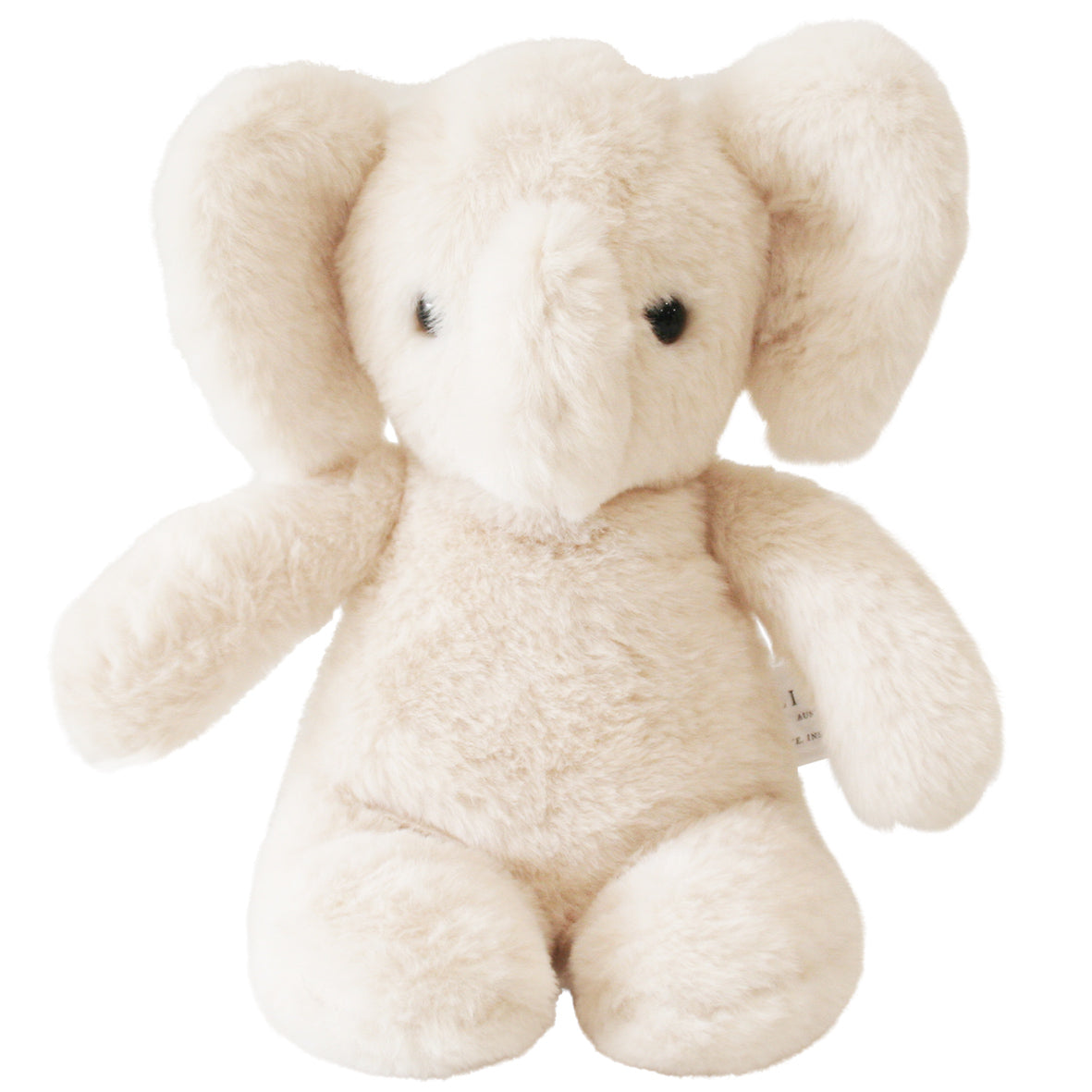 Plush Baby Elephant Ivory