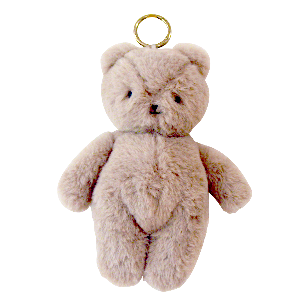 Mini Bear Bag Charm 20cm Grey