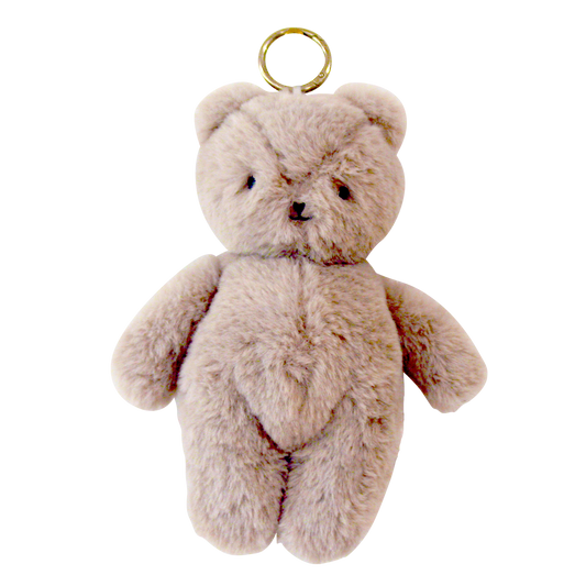 Mini Bear Bag Charm 20cm Grey