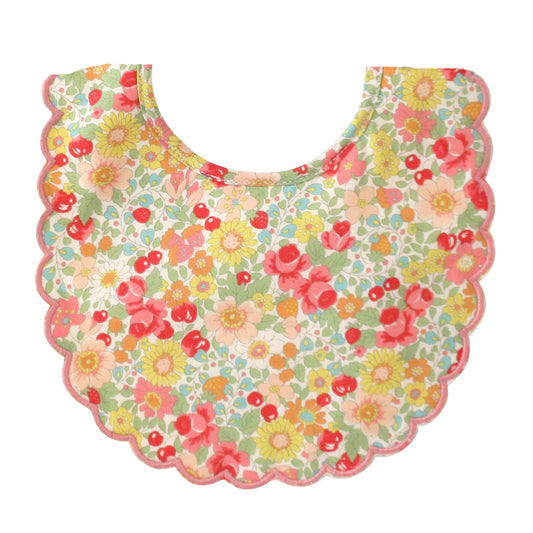 Scallop Bib Spring Blossom