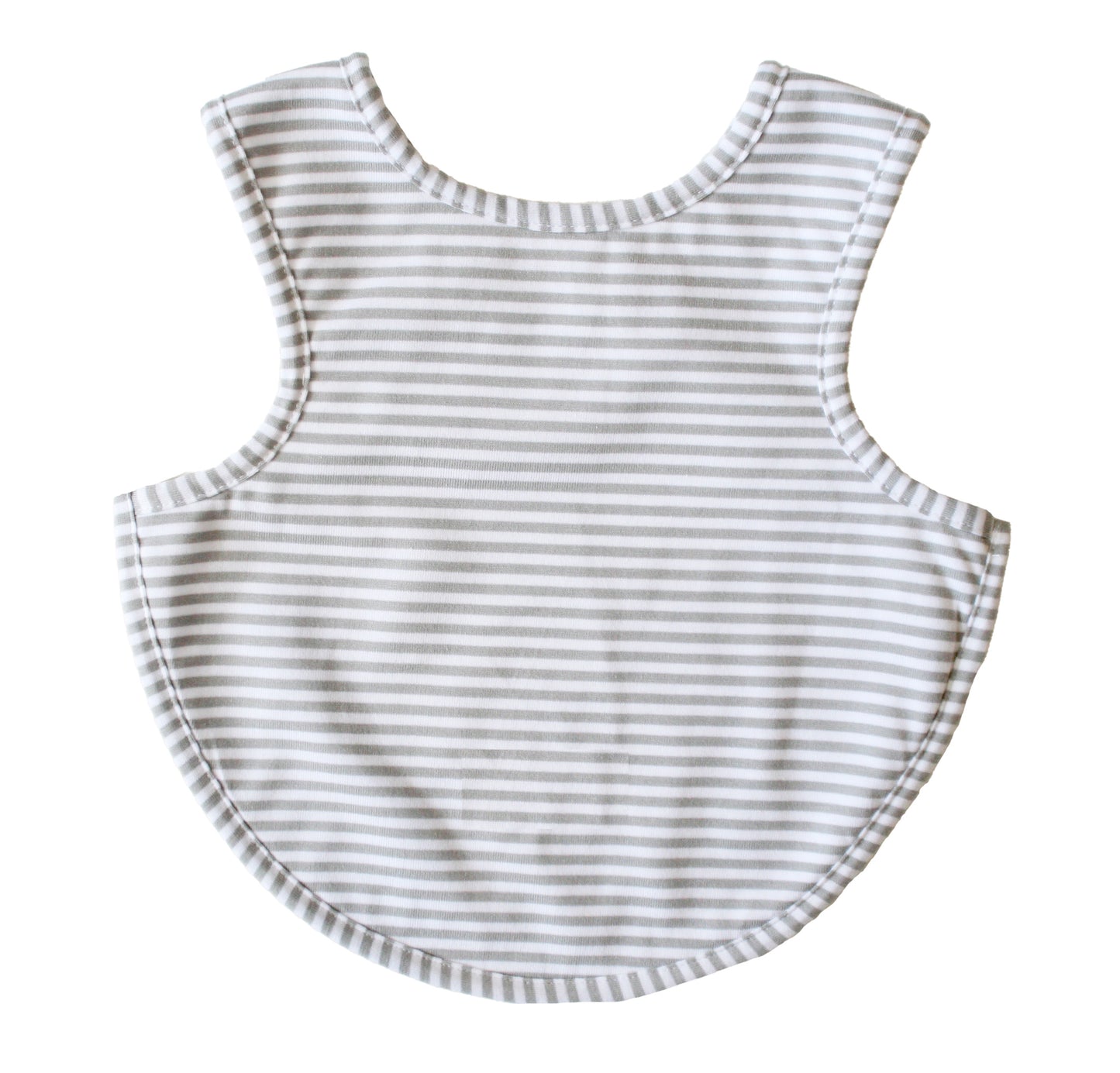 Bib - Arm Holes Back Fastening Grey