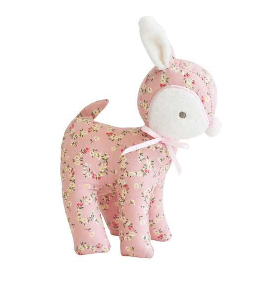 Baby Deer Rattle 16cm Posy Heart