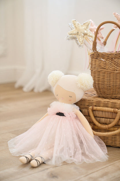 Pom Pom Doll Scarlett 48cm Pink
