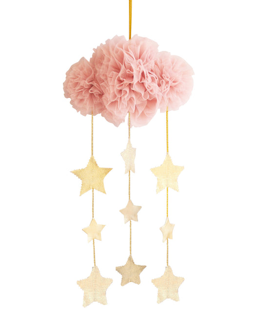 Tulle Cloud Mobile - Blush & Gold