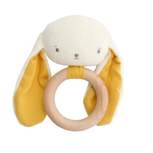 Baby Bunny Teether Rattle Butterscotch